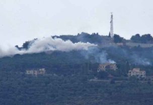 استهداف موقع رويسات العلم في تلال كفرشوبا اللبنانية المحتلة بالأسلحة الصاروخية