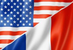 علم فرنسا وأمريكا