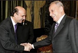 رئيس مجلس النواب نبيه بري ورئيس حزب القوات اللبنانية سمير جعجع
