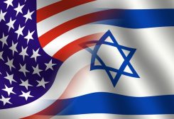 علم أمريكا وإسرائيل