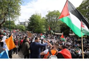 مظاهرات حاشدة في أيرلندا دعما لفلسطين