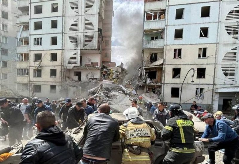 قصف أوكرانيا على مدينة بيلغورود جنوب غربي روسيا
