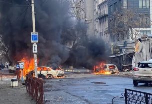 انفجارات تهز خيرسون الأوكرانية بعد قصف الجيش الروسي - أرشيفية