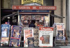 أكشاك بيع الصحف في ايطاليا