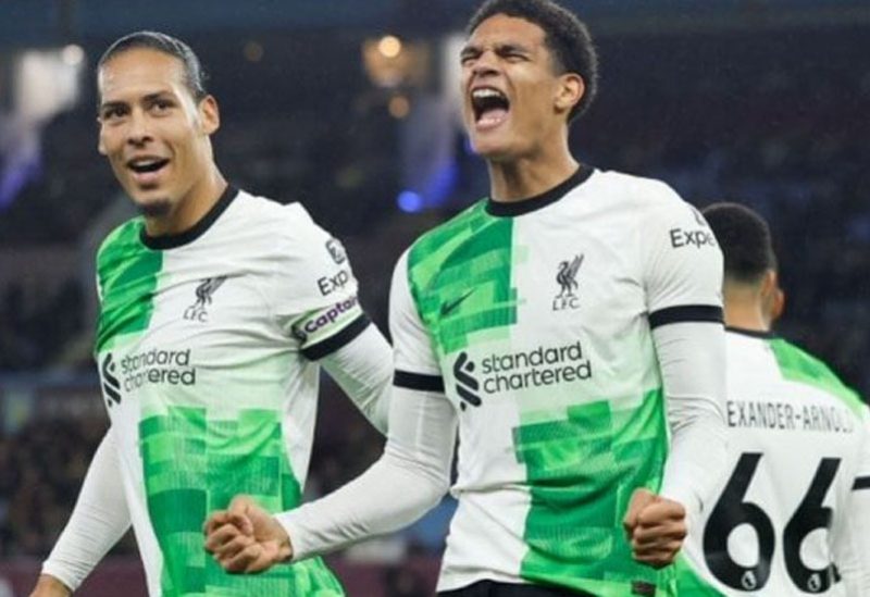 من مباراة ليفربول وأستون فيلا