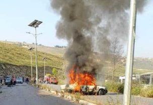 صورة من مكان الاستهداف