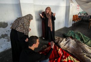 جثامين لشهداء في قطاع غزة