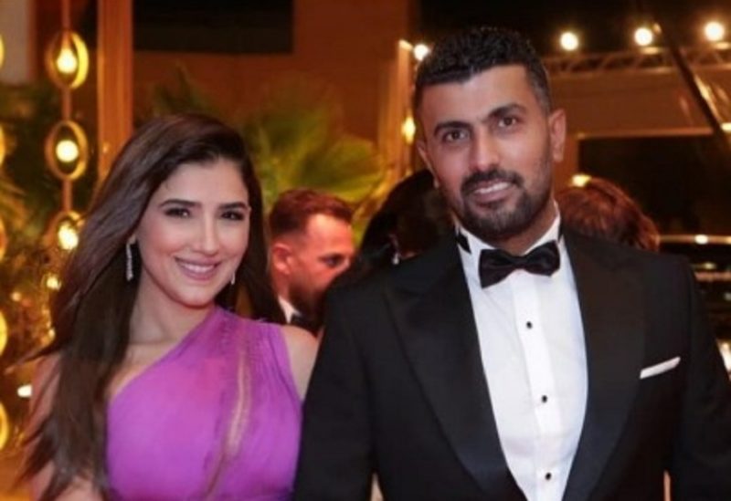 محمد سامي وزوجته مي عمر