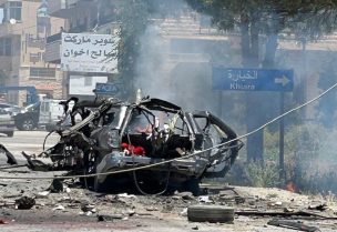 استهداف سيارة على مفرق الخيارة بالبقاع الغربي