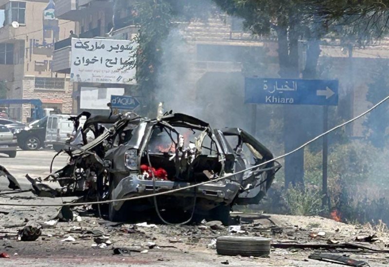 استهداف سيارة على مفرق الخيارة بالبقاع الغربي