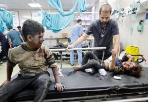 أطفال مصابون في غزة