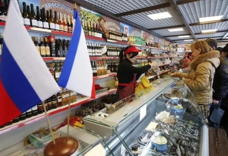 أحد المتاجر في روسيا