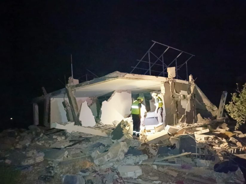 آثار قصف إسرائيلي على جنوب لبنان