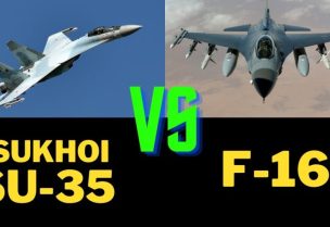 المقاتلات F-16 وSu-35S
