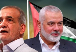 إسماعيل هنية، والرئيس الإيراني مسعود بزشكيان