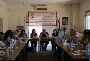 برنامج التدريب الذي بدأه الإتحاد الوطني لنقابات العمال والمستخدمين في لبنان ( FENASOL )