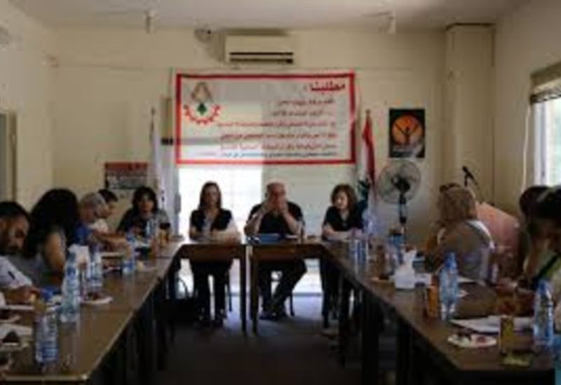 برنامج التدريب الذي بدأه الإتحاد الوطني لنقابات العمال والمستخدمين في لبنان ( FENASOL )