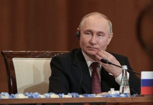 بوتين في قمة منظمة شنغهاي للتعاون في العاصمة الكازاخستانية أستانا - رويترز
