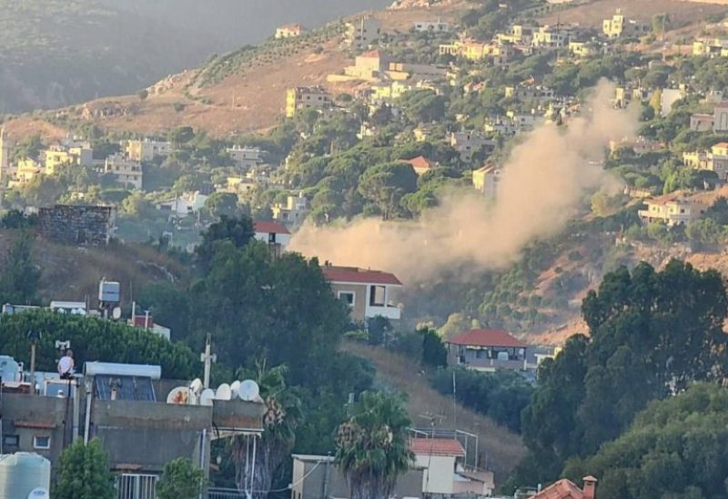 قصف على بلدة بلاط في جنوب لبنان
