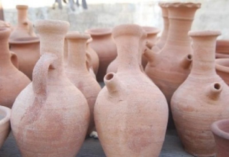 الماء بالفخارة