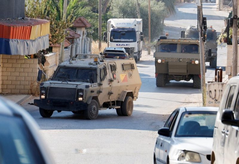 مدرعات لقوات الاحتلال الإسرائيلي في الضفة - رويترز