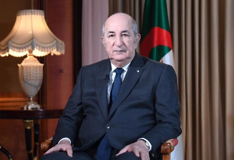 الرئيس الجزائري عبد المجيد تبون