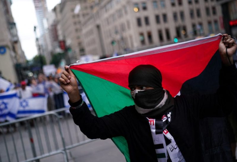 تظاهرة في نيويورك دعماً لفلسطين وغزة