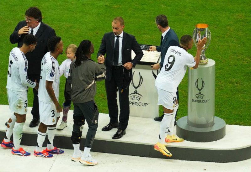 ريال مدريد يحرز لقب كأس السوبر الأوروبية
