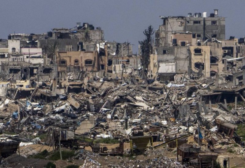 صورة عامة لآثار الدمار في غزة