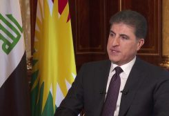 رئيس إقليم كردستان بشمال العراق نيجيرفان بارزاني