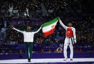 الإيراني سليمي يحقق ذهبية التايكوندو في وزن فوق 80 كغم (رويترز)