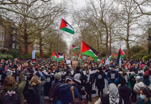 مؤيدون للفلسطينيين يستعدون للتظاهر في مؤتمر الحزب الديمقراطي
