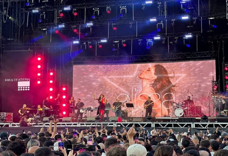 حفل إليسا في مدينة مالمو السويدية