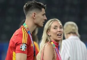 موراتا وزوجته أليس كامبيلو في برلين بعد نهائي بطولة أوروبا 2024