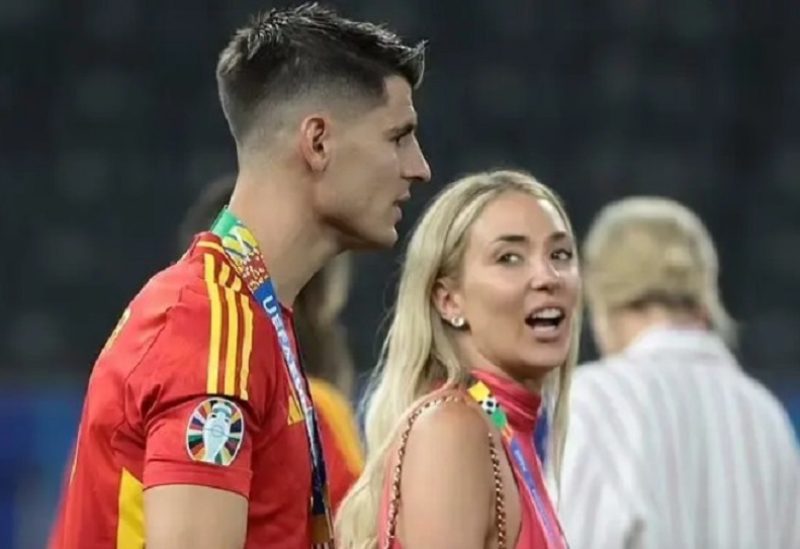 موراتا وزوجته أليس كامبيلو في برلين بعد نهائي بطولة أوروبا 2024