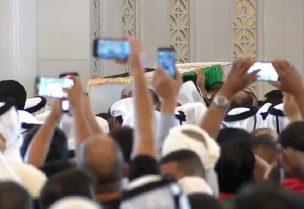 عشرات الآلاف شاركوا في الصلاة على جثمان هنية