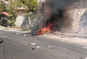 غارة إسرائيلية استهدفت سيارة في برعشيت جنوبي لبنان
