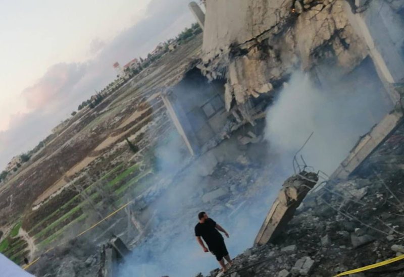 غارة إسرائيلية على بلدة معروب في جنوب لبنان