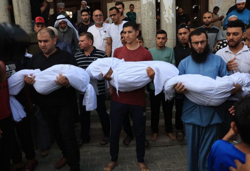 جثامين شهداء في قطاع غزة