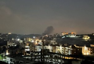 غارة إسرائيلية على النبطية في جنوب لبنان