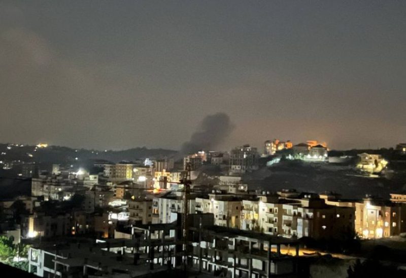 غارة إسرائيلية على النبطية في جنوب لبنان