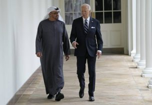 الرئيس الأميركي جو بايدن والشيخ محمد بن زايد
