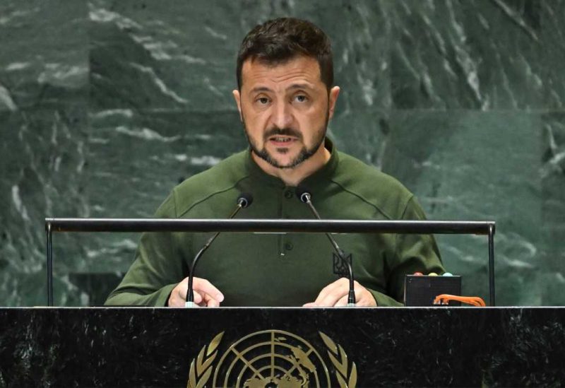الرئيس الأوكراني فولوديمير زيلينسكي
