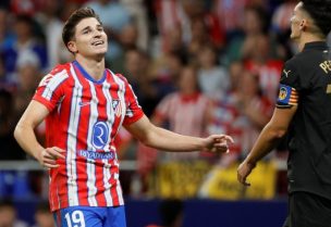 من مباراة أتليتيكو مدريد وبلنسية