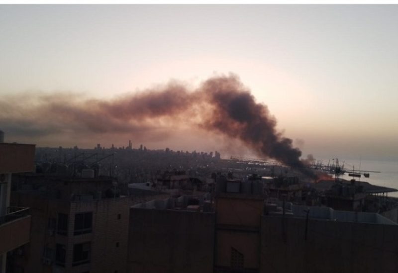 حريق كبير في مكب النفايات في برج حمود - الدورة
