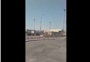 صورة من الفيديو لمطلق النار عند الحدود بين الضفة الغربية والأردن