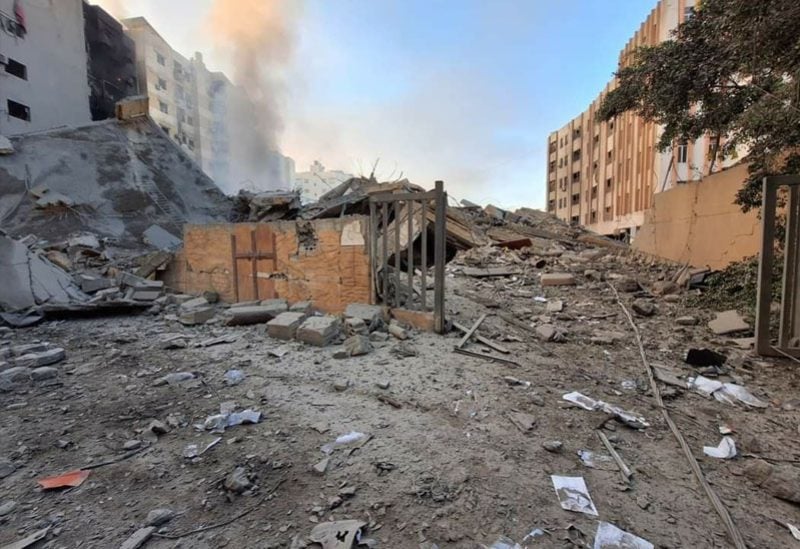 آثار الدمار في الضاحية الجنوبية لبيروت