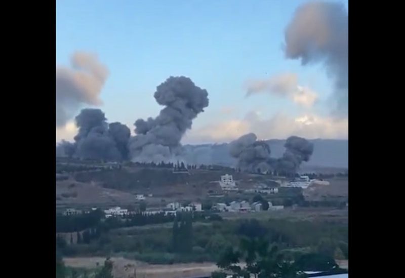 غارات عنيفة تهز المحمودية ومحيطها في جنوب لبنان