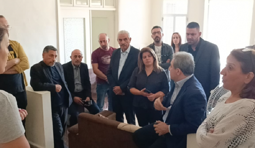 أبو فاعور تفقد مراكز النازحين في راشيا