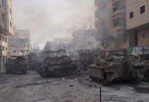 دبابات إسرائيلية مدمرة